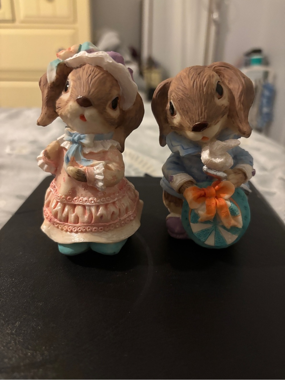 Vintage Bunny Figurine Set of 5 - Picture 2 of 16
